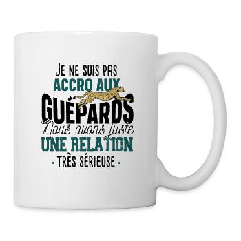 Guépard Jaguar Léopard Cadeau Animal Humour Wild - Mug blanc - blanc - Droite