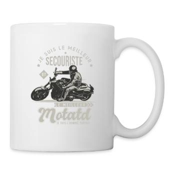Motard le meilleur secouriste cadeau cool - Mug blanc - blanc - Droite