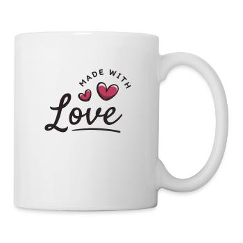 Made With Love - Tasse - Weiß - Rechts