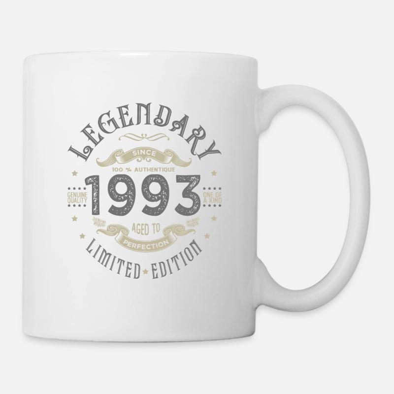 1993 Anniversaire legendary since 1993 - Mug blanc - blanc