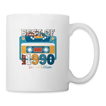 33rd Birthday Man Cassette May Year 1990 - Mug - white - Right