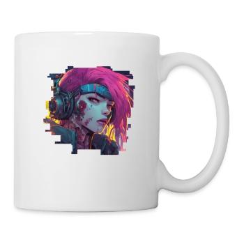 Voxie Mirage // Cyberpunk Zombie - Mug - white - Right