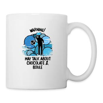 Boule Pétanque Boccia Boules Chocolat - Mug blanc - blanc - Droite