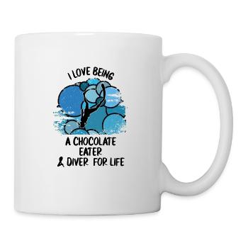Plongeurs Plongée Plongée récréative Plongée sous-marine - Mug blanc - blanc - Droite