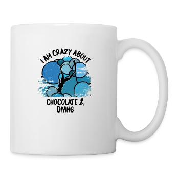 Taucher tauchen Sporttaucher Gerätetauchen - Tasse - Weiß - Rechts