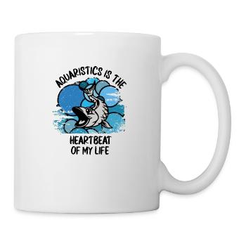 Aquarium Aquarists Fish Ornamental fish Aquaristics - Mug - white - Right