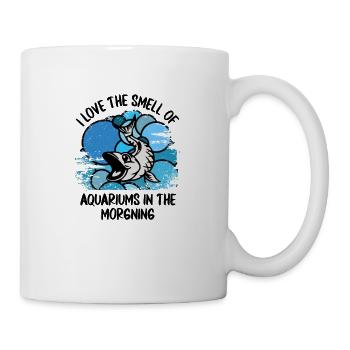 Aquarium Aquarists Fish Ornamental fish Aquaristics - Mug - white - Right