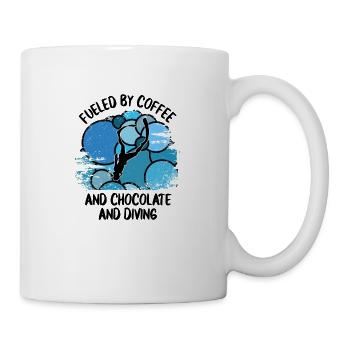Taucher tauchen Sporttaucher Gerätetauchen - Tasse - Weiß - Rechts