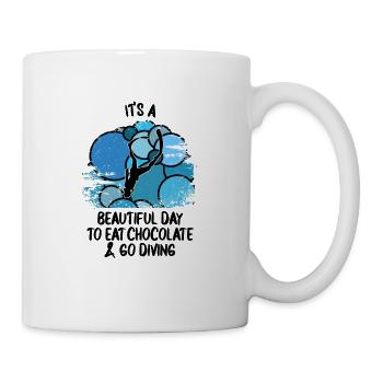 Plongeurs Plongée sous-marine Plongée sous-marine Plongée sous-marine - Mug blanc - blanc - Droite