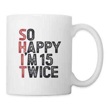 30e anniversaire 30e anniversaire dire drôle - Mug blanc - blanc - Droite
