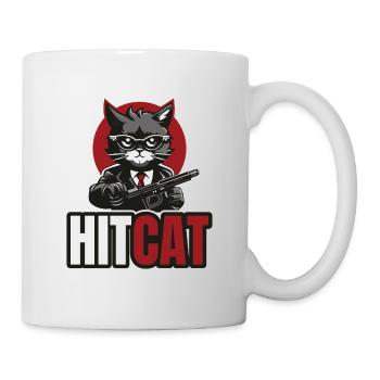 HitCat (en anglais seulement) - Mug blanc - blanc - Droite
