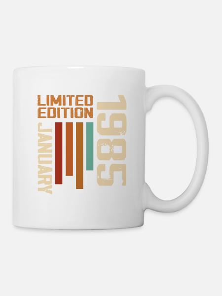 Janvier 1985 - 1985 Janvier Cadeau Anniversaire - Mug blanc - blanc