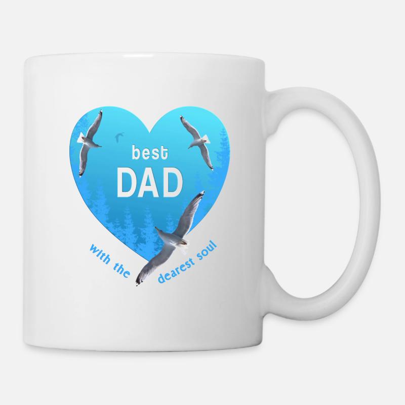 Meilleur Papa Papa - Mug blanc - blanc