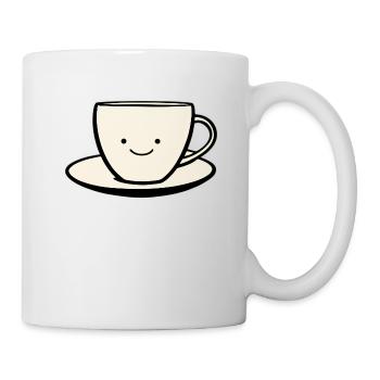 Tasse à café sucré Coffee Lover - Mug blanc - blanc - Droite