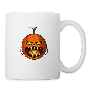 Kürbis (Kürbis) - Tasse - Weiß - Rechts