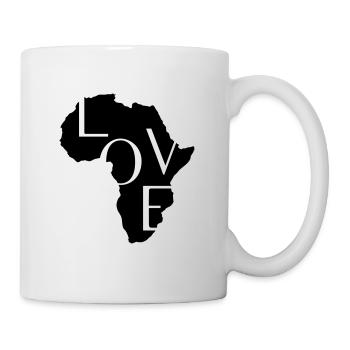LOVE AFRIKA AFRICA - Tasse - Weiß - Rechts