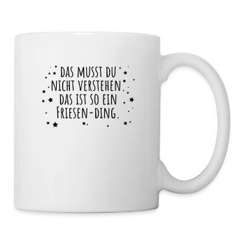 Friesen-Ding - Tasse - Weiß - Rechts