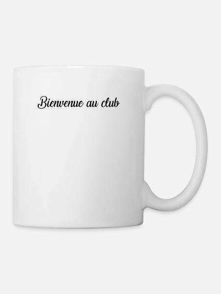 BIENVENUE AU CLUB - Mug blanc - blanc