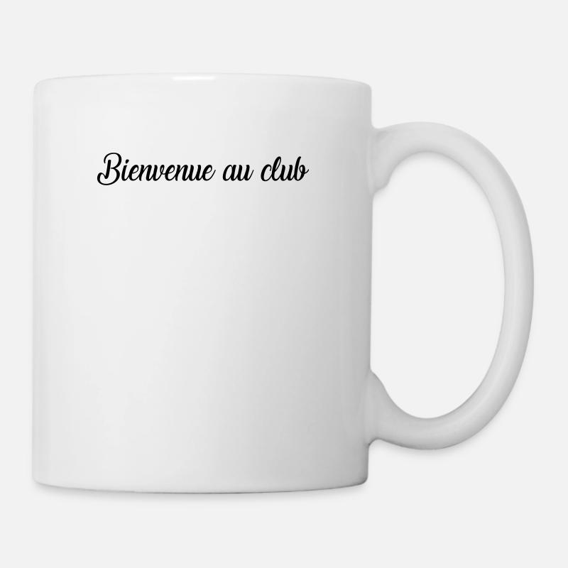 BIENVENUE AU CLUB - Mug blanc - blanc