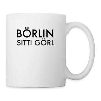 Berlin Berlinerin Girl City Stadt Humor Sprüche - Tasse - Weiß - Rechts