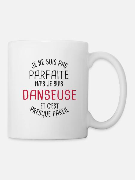Pas parfaite mais danseuse - Mug blanc - blanc