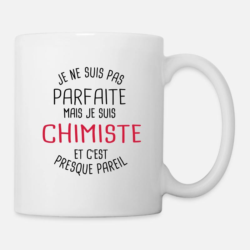 Pas parfaite mais chimiste - Mug blanc - blanc