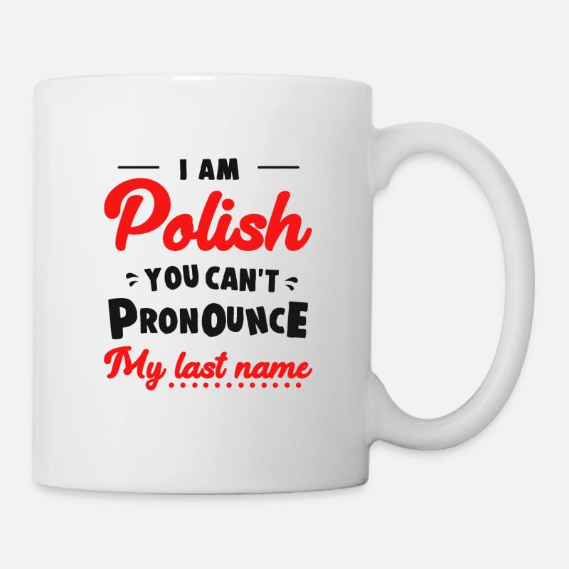 Poland Polska Polish flag gift - Mug - white