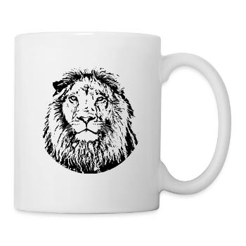 Lion - Mug blanc - blanc - Droite