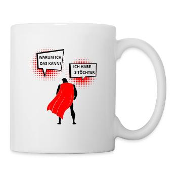 I have 3 Toechter father of three daughters - Mug - white - Right