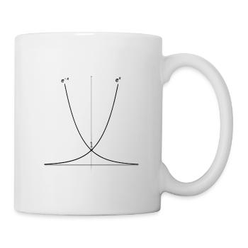 e haut x - Mug blanc - blanc - Droite