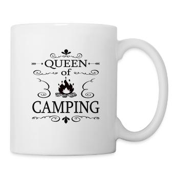 Queen of Camping ornament Camper gift - Mug - white - Right