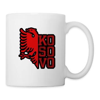 aigle du Kosovo - Mug blanc - blanc - Droite