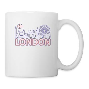 Skyline London City Landmark Travel Gift - Mug - white - Right