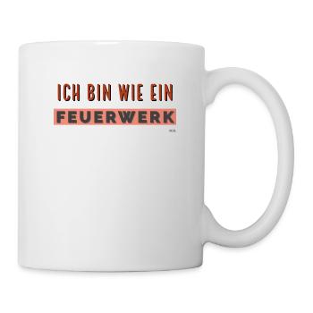 Feuerwerk - Tasse - Weiß - Rechts
