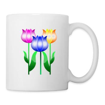 Tulip Flowers - Mug - white - Right