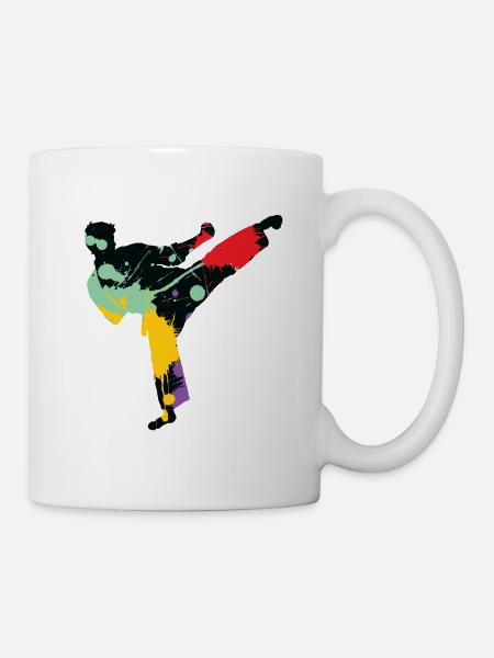 Karate - Tasse - Weiß