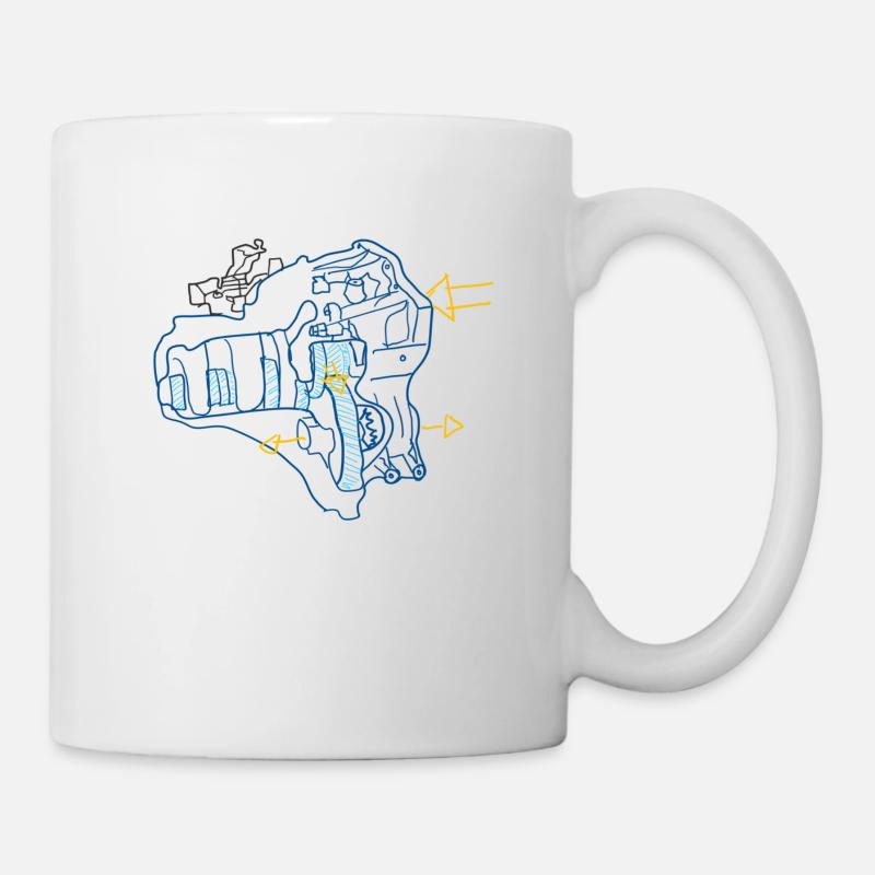 Gear - Tasse - Weiß
