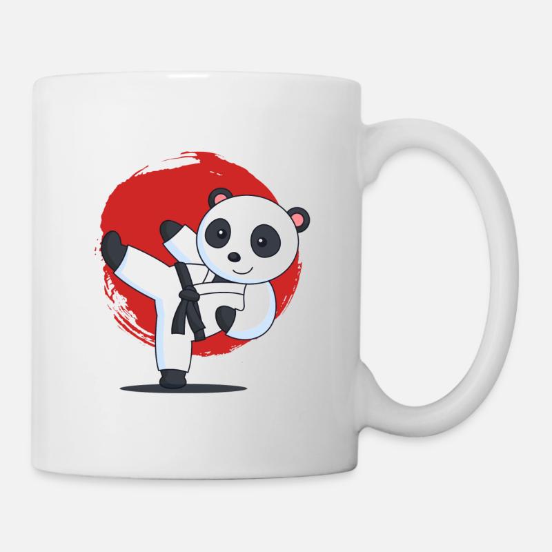 Karaté Panda - Mug blanc - blanc