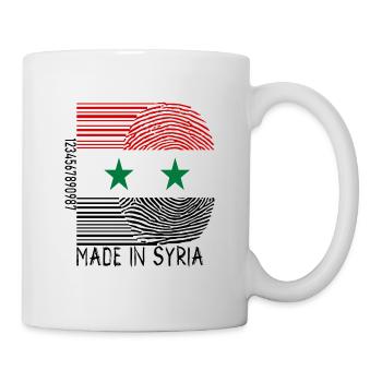 Made in Syria Syrien - Tasse - Weiß - Rechts