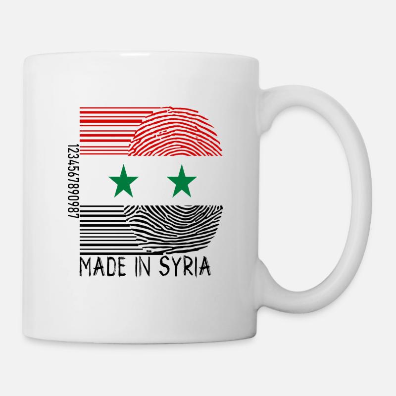 Made in Syria Syrien - Tasse - Weiß