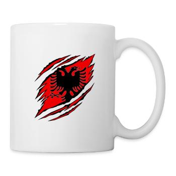 Kosovo adler flag - Tasse - Weiß - Rechts