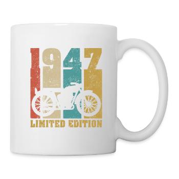 Vintage Moto 1947 Rétro Cadeau D'anniversaire - Mug blanc - blanc - Droite