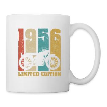Vintage Moto 1956 Rétro Cadeau D'anniversaire - Mug blanc - blanc - Droite
