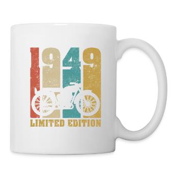 Vintage Moto 1949 Rétro Cadeau D'anniversaire - Mug blanc - blanc - Droite