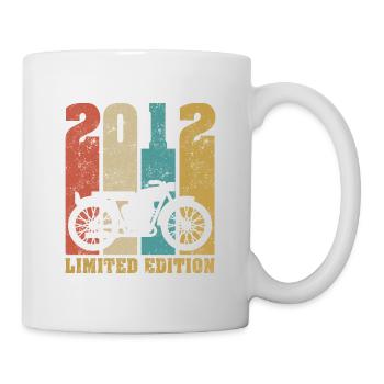 Vintage Moto 2012 Rétro Cadeau D'anniversaire - Mug blanc - blanc - Droite