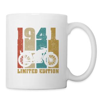 Vintage Moto 1941 Rétro Cadeau D'anniversaire - Mug blanc - blanc - Droite
