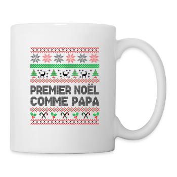 Premier Noël Comme Papa - Mug blanc - blanc - Droite
