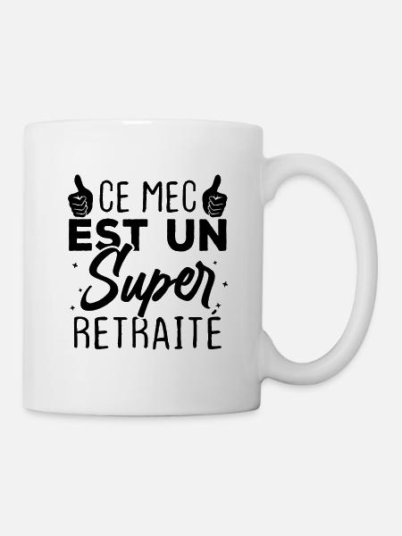 Ce mec est un super retraité - Mug blanc - blanc