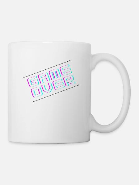 Game Over - Tasse - Weiß