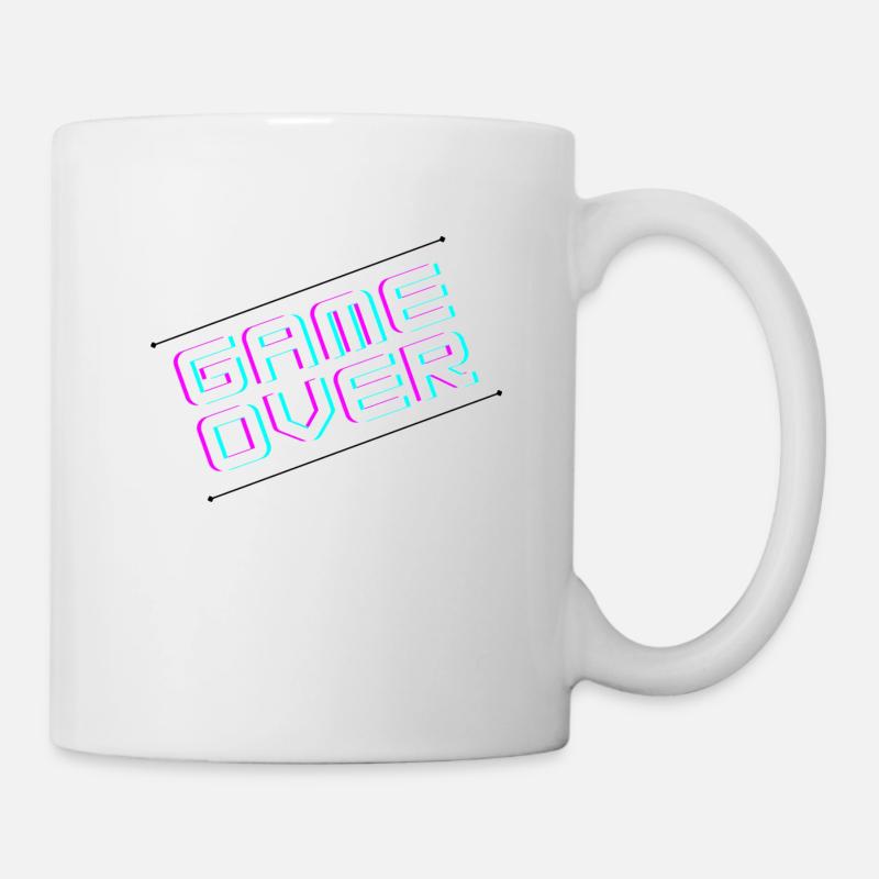 Game Over - Tasse - Weiß